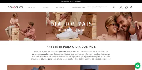 Democrata Footwear - Father's Day Hotsite